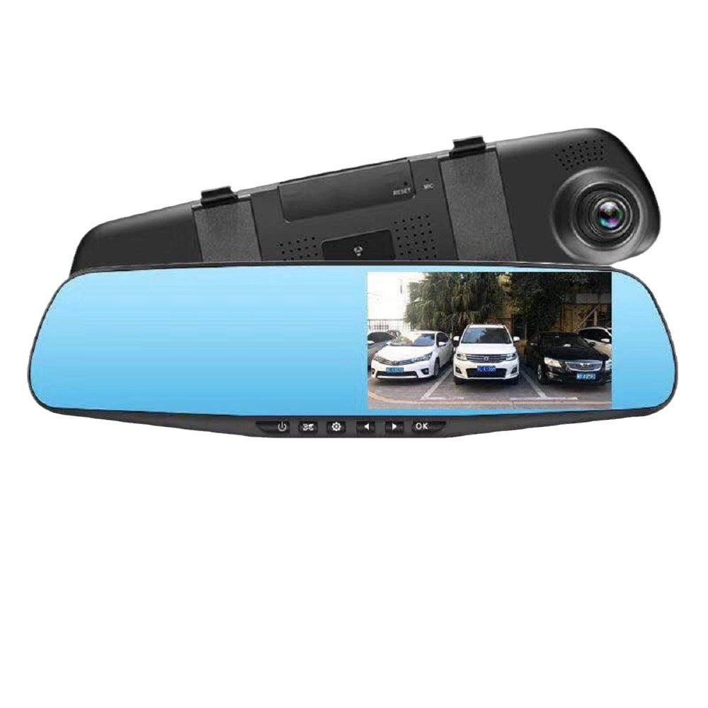 CAMCAR® ESPEJO RETROVISOR CON CAMARA DELANTERA Y TRASERA