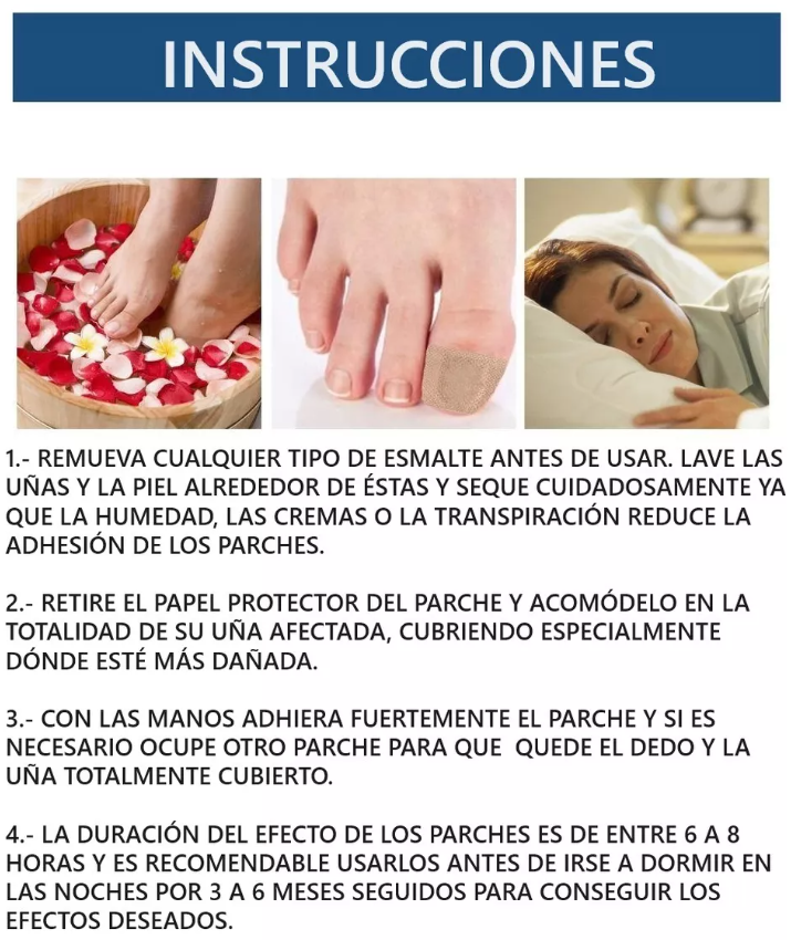 PARCHES NOCTURNOS CONTRA LOS HONGOS®