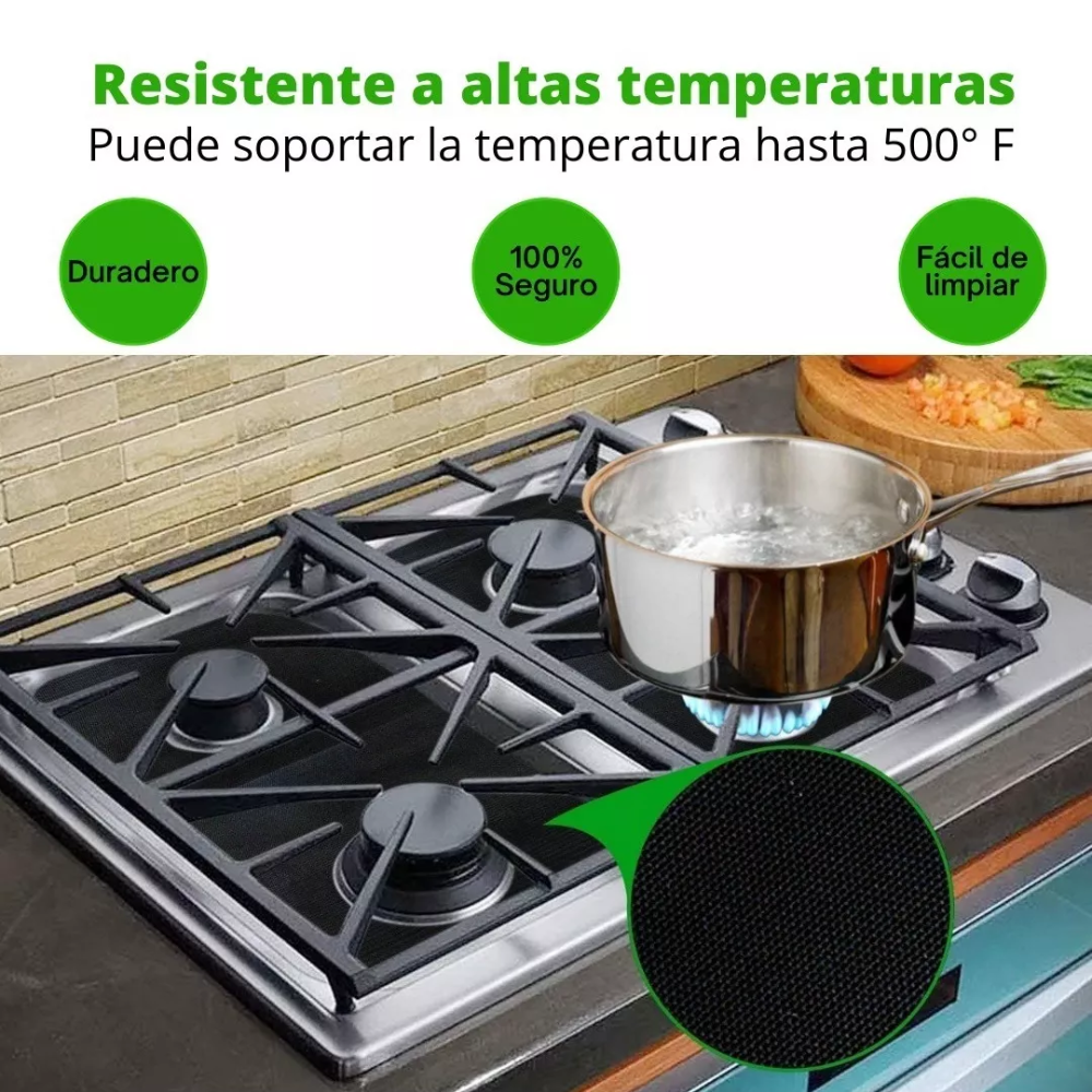 SET 4X PROTECTORES PARA COCINA® (Cada Set incluye 4 protectores)